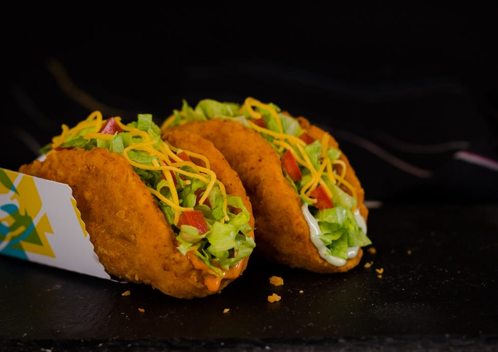 Dish, Food, Cuisine, Ingredient, Fast food, Produce, Fried food, Finger food, Taco, Baked goods, 