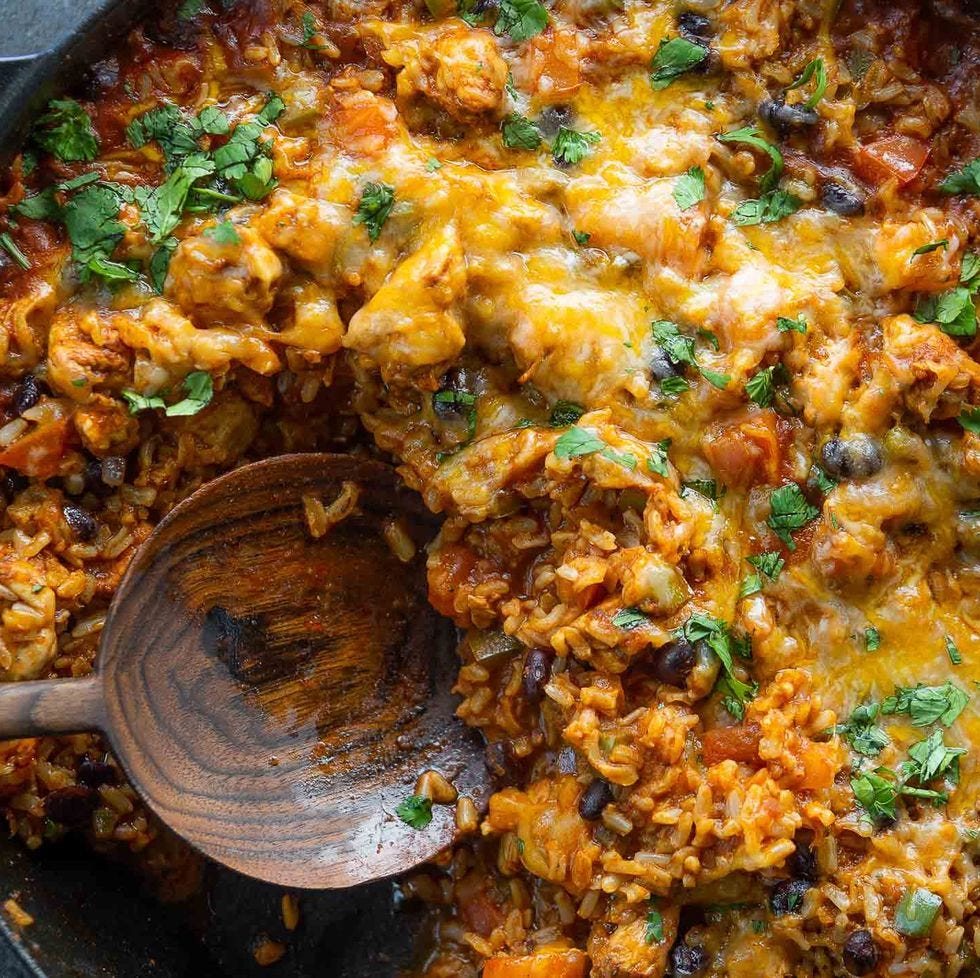 one skillet taco chicken rice