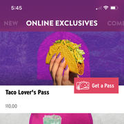 This is an image taco bell lovers pass