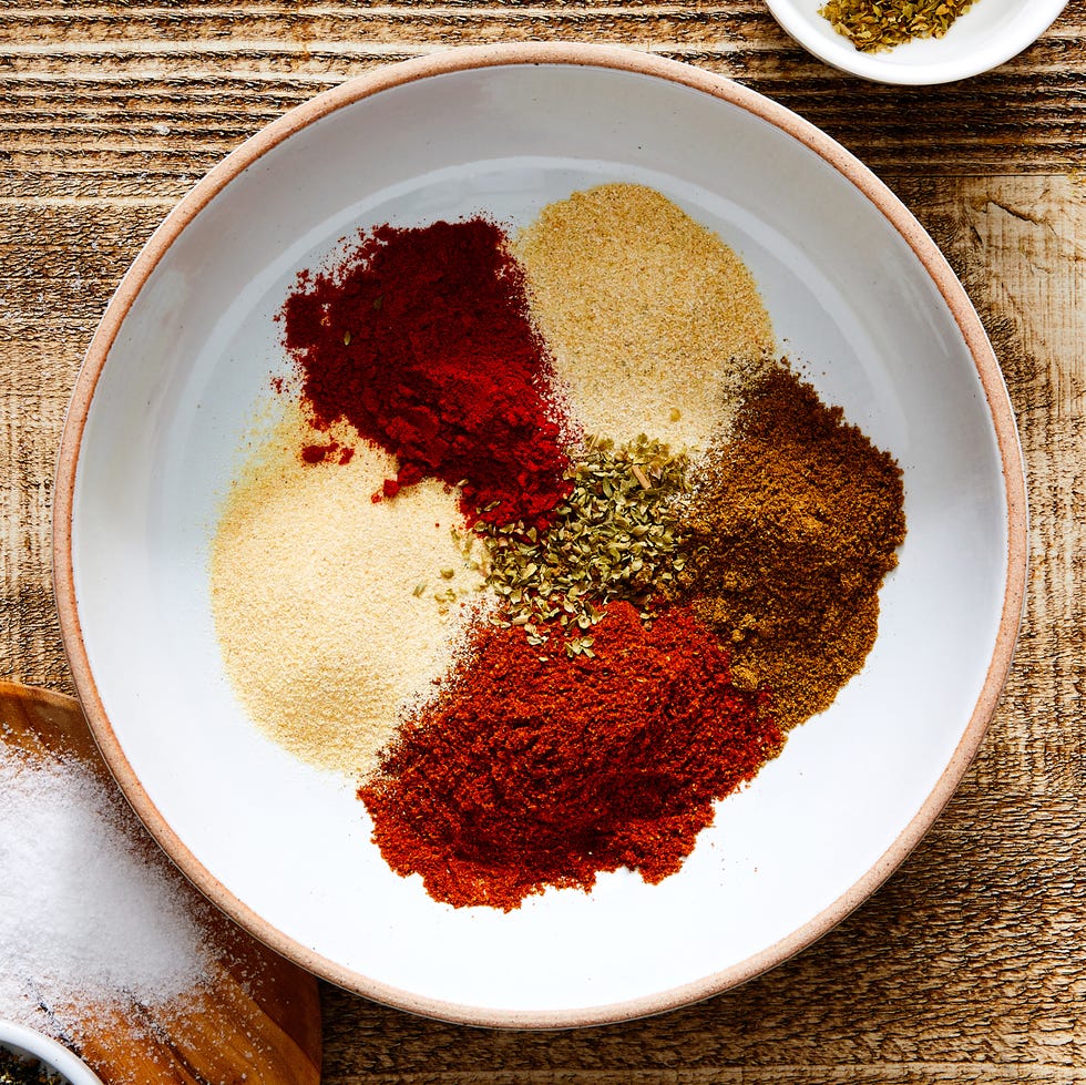 spices mixed together in a bowl to make homemade taco seasoning
