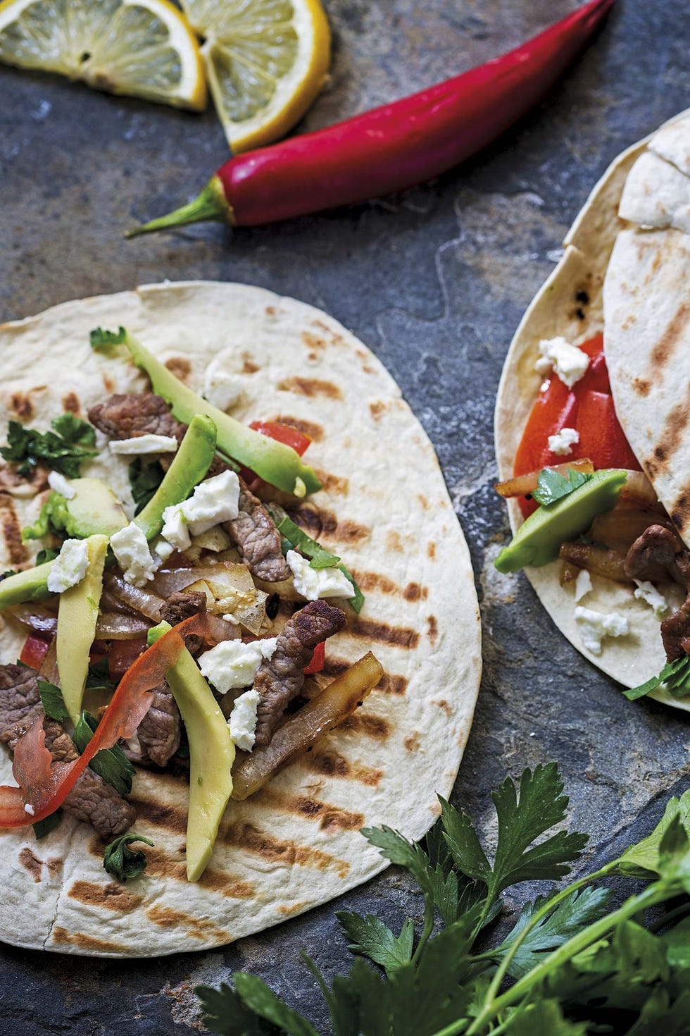 tacos de carne a la cerveza