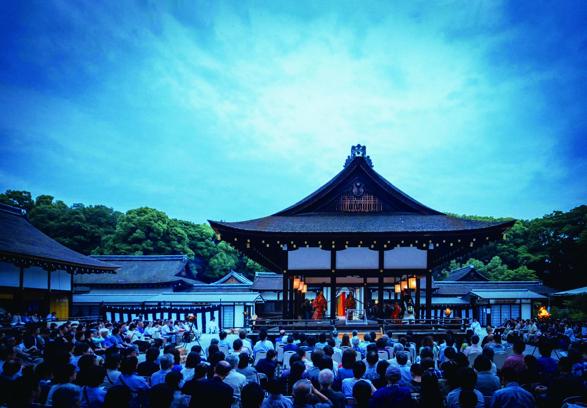 京都・賀茂御祖神社（下鴨神社）で第8回糺能「翁」