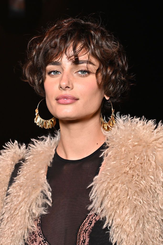 paris, france february 29 editorial use only for non editorial use please seek approval from fashion house taylor hill attends the isabel marant womenswear fallwinter 2024 2025 show as part of paris fashion week on february 29, 2024 in paris, france photo by stephane cardinale corbiscorbis via getty images