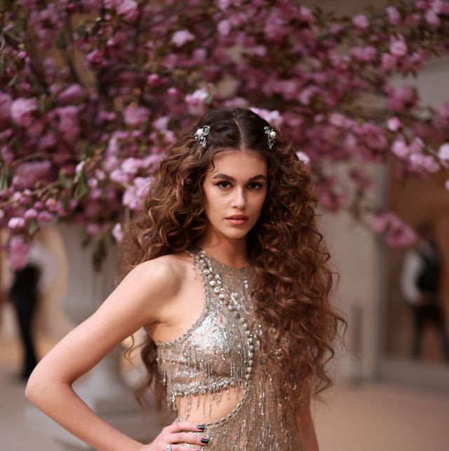 new york, new york   may 02 exclusive coverage kaia gerber attends the 2022 met gala celebrating in america an anthology of fashion at the metropolitan museum of art on may 02, 2022 in new york city photo by matt winkelmeyermg22getty images for the met museumvogue