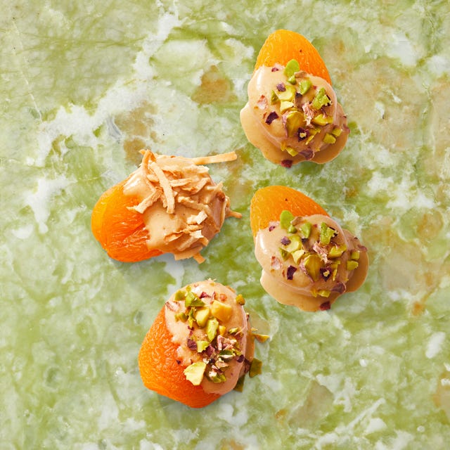 tahini apricot dippers