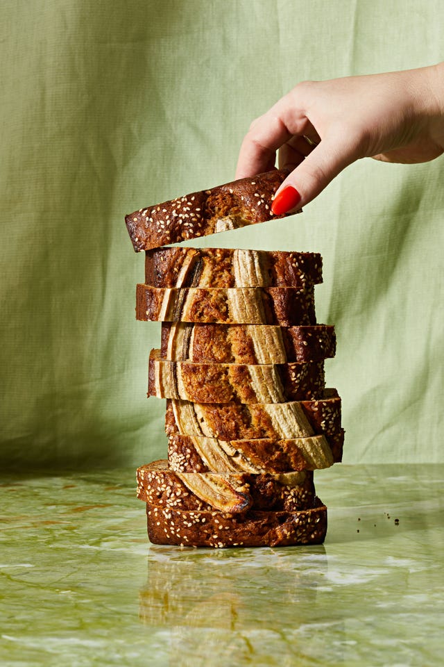 tahini banana bread