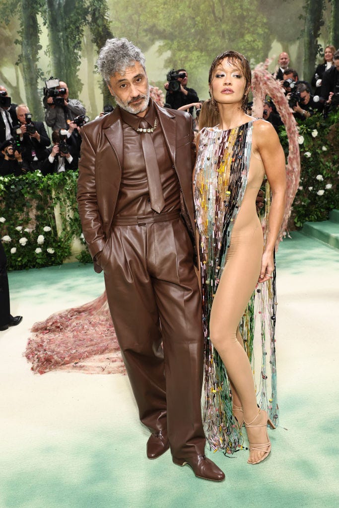 rita ora and taika waititi at the met gala