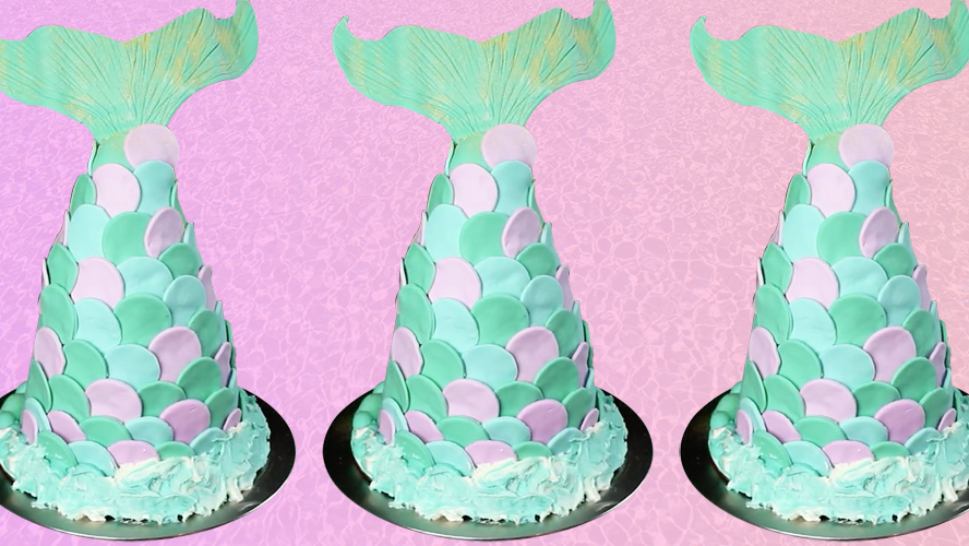 preview for Mermaid Tail Cake