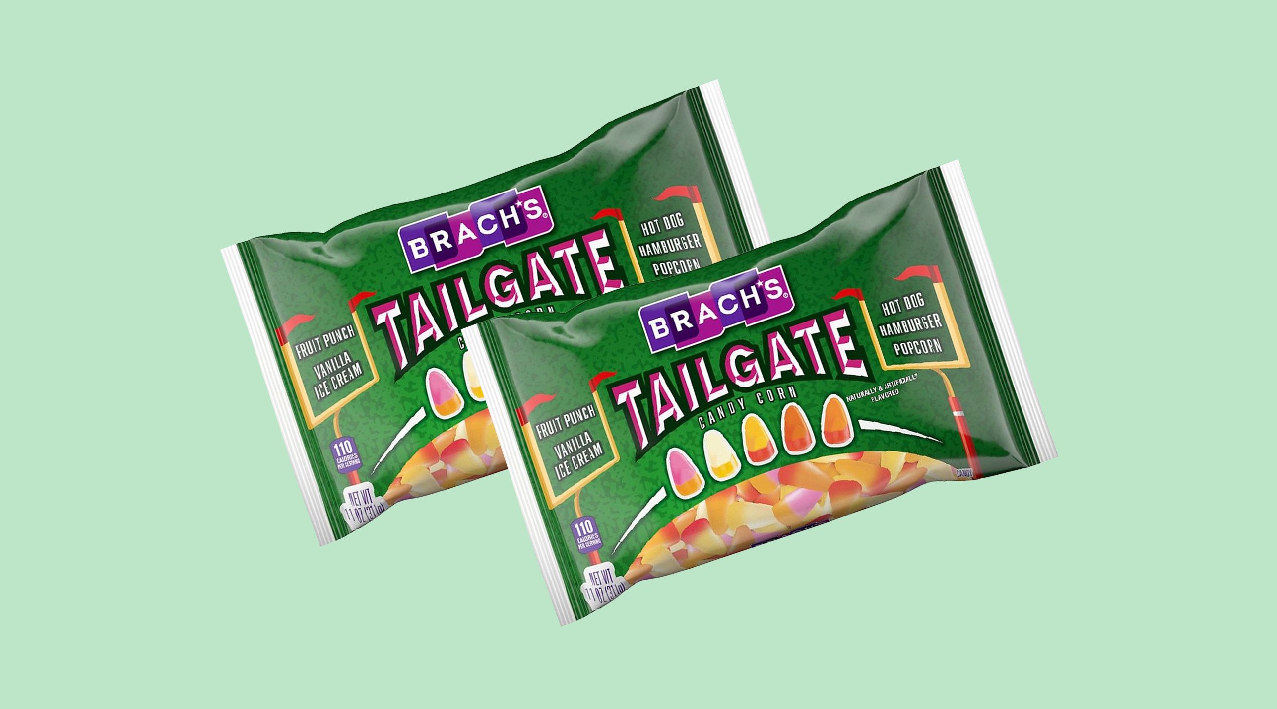 Tailgate Candy Corn review: I ate Brach's hot dog, hamburger