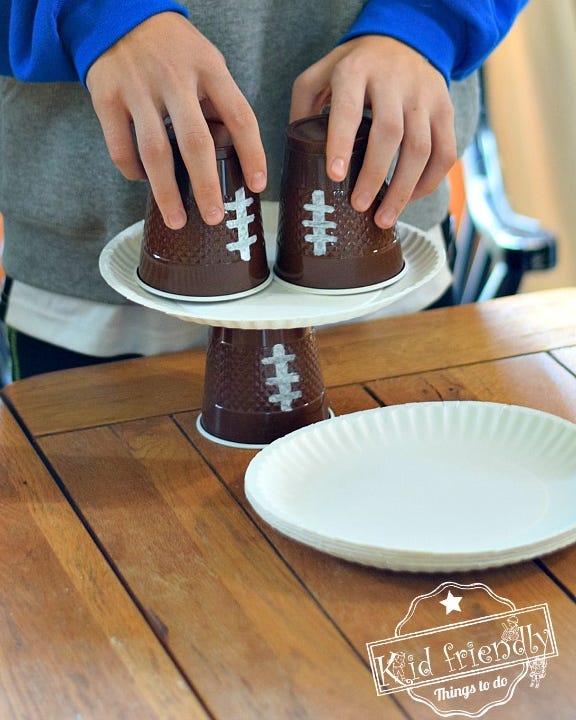 tailgate games football stack it game