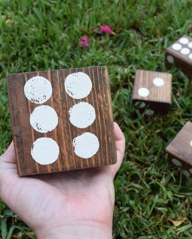 tailgate games diy lawn dice game