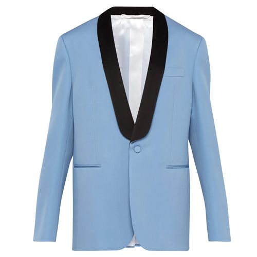 Clothing, Outerwear, Suit, Blazer, Blue, Formal wear, Jacket, Sleeve, Tuxedo, Button, 