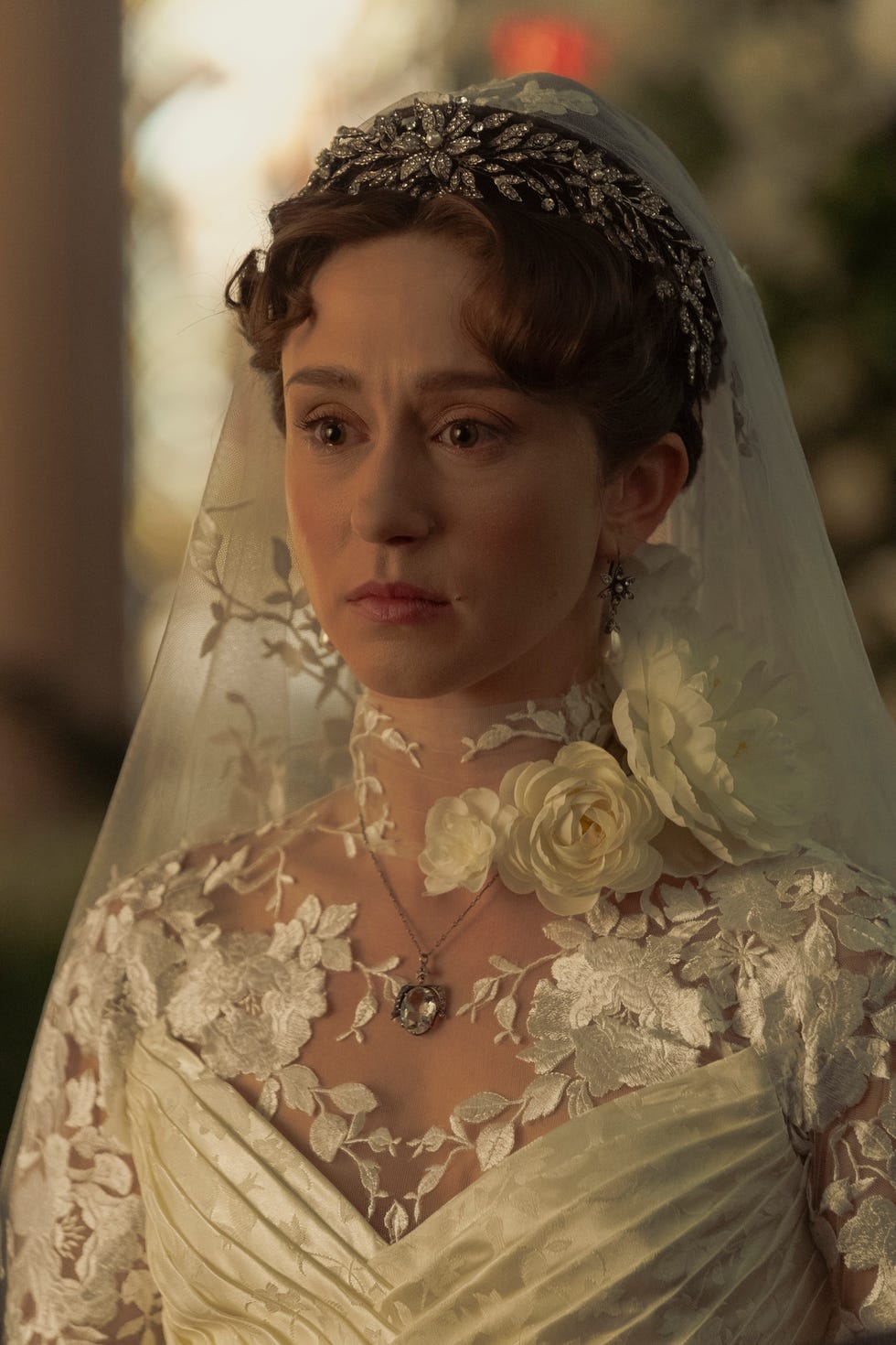 taissa farmiga as gladys in the gilded age