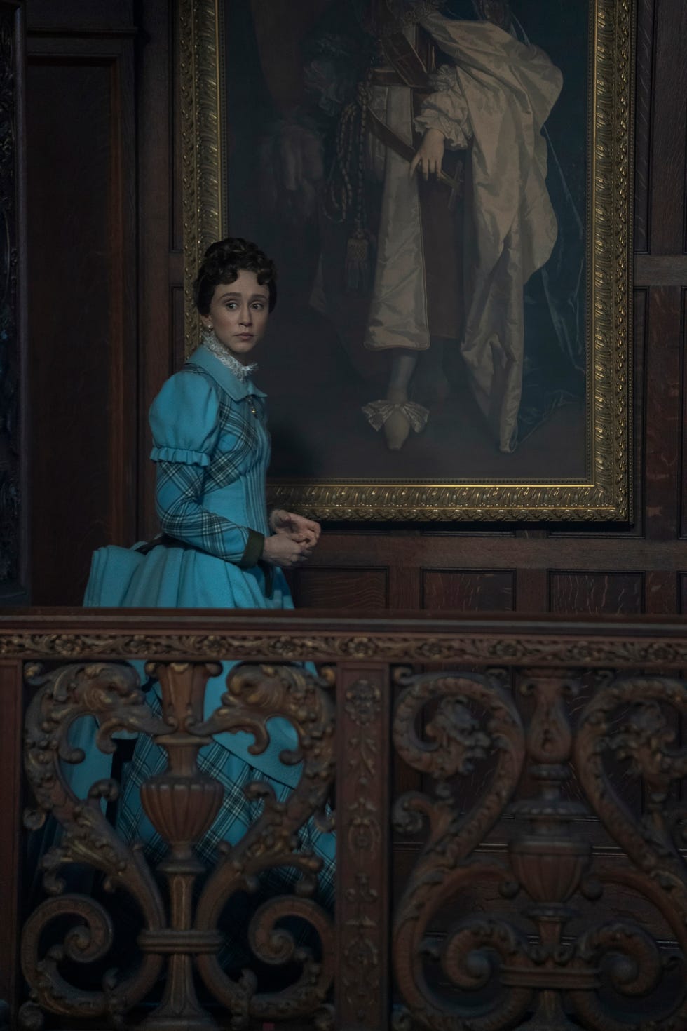 taissa farmiga as gladys in the gilded age