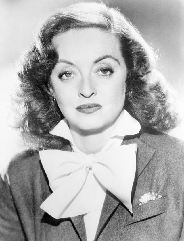 portrait style photo of bette davis
