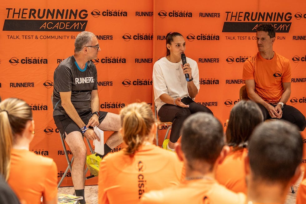 discussion event at a running academy
