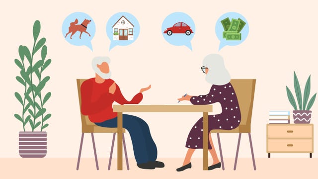 talking about money