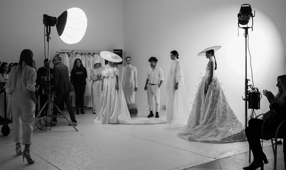 ﻿shooting de ﻿colección "aurora" claro couture