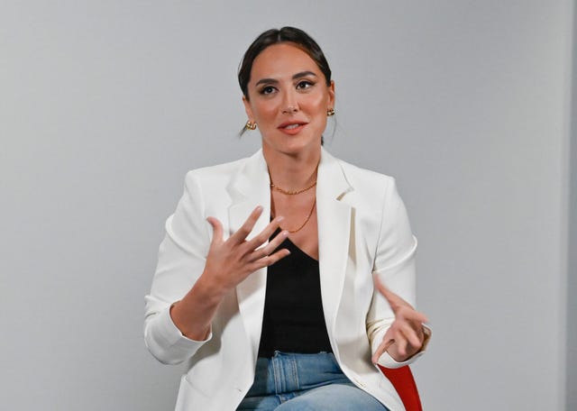 tamara falcó during the presentation of the reality tamara falcó la marquesa, july 13, 2022