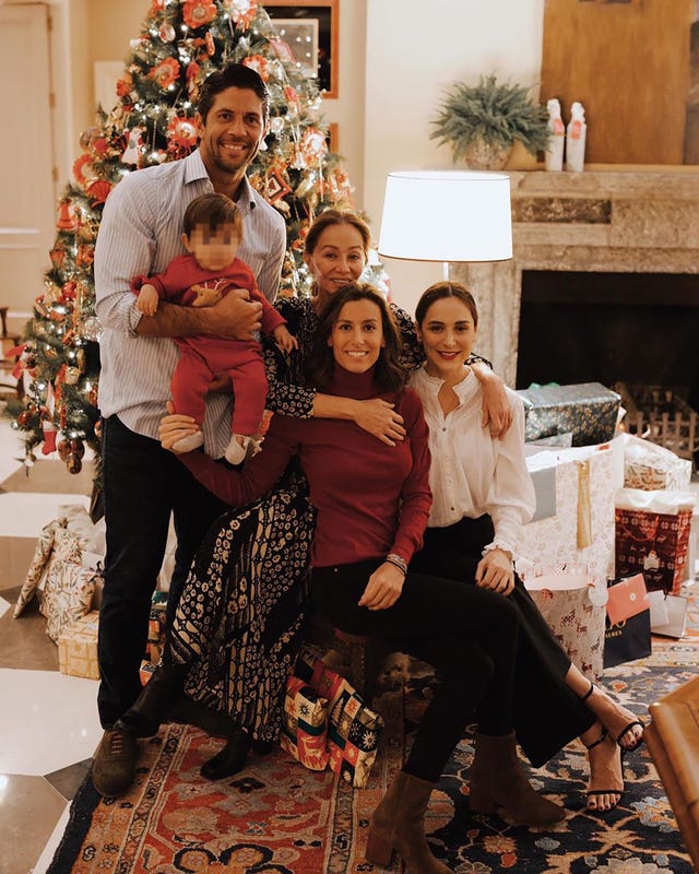 tamra falcó con ana boyer, isabel preysler, fernando verdasco y su sobrino miguel
