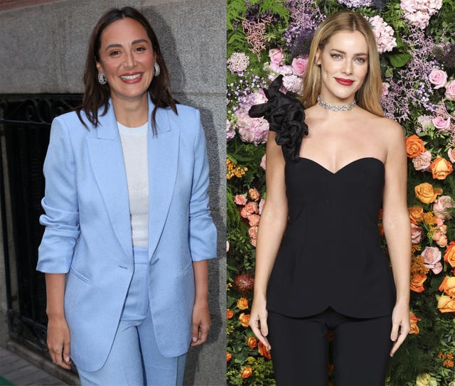 tamara falco con su cunada, alejandra onieva, hermana de inigo onieva