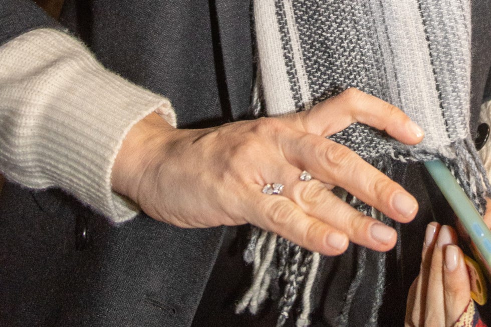 tamara falcó pasea a sus perros por el centro de madrid y enseña su nuevo anillo de compromiso