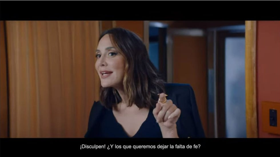 tamara falcó en el anuncio de campofrío 2022
