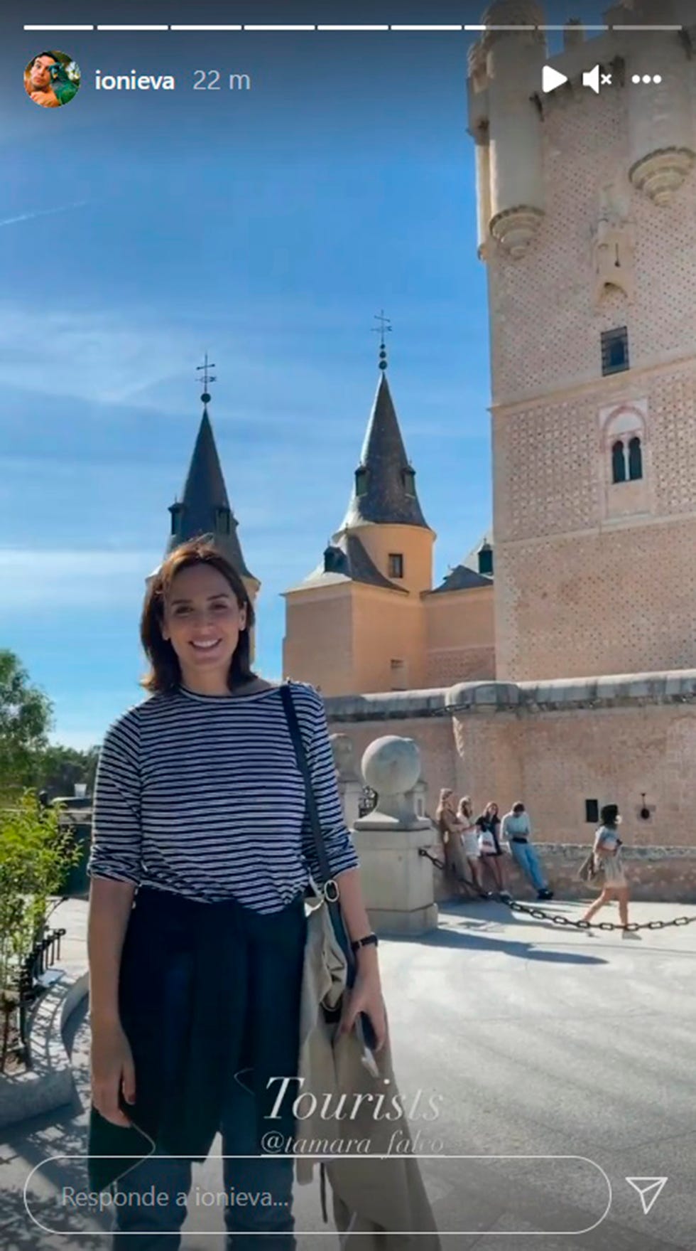 tamara falcó e Íñigo onieva visitan segovia
