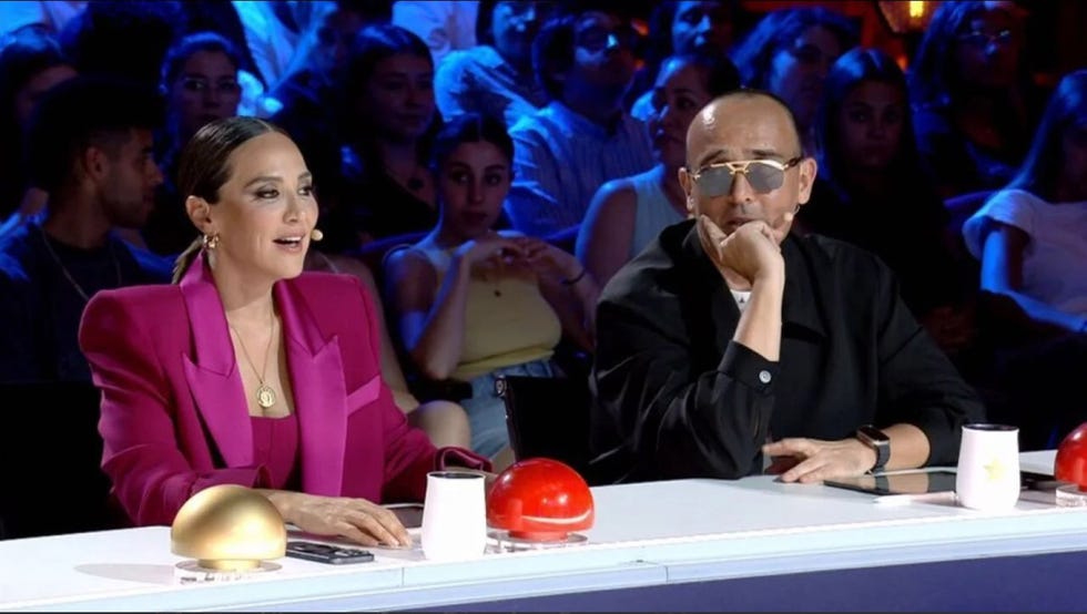 tamara falco y risto mejide como jurado de got talent