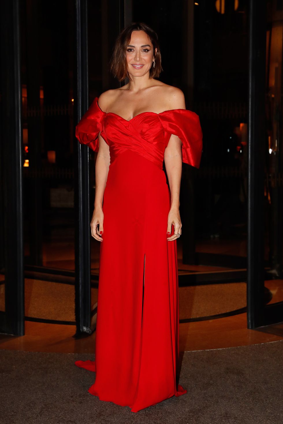 Tamara Falcó con vestido rojo fiesta a 'Pretty Woman'