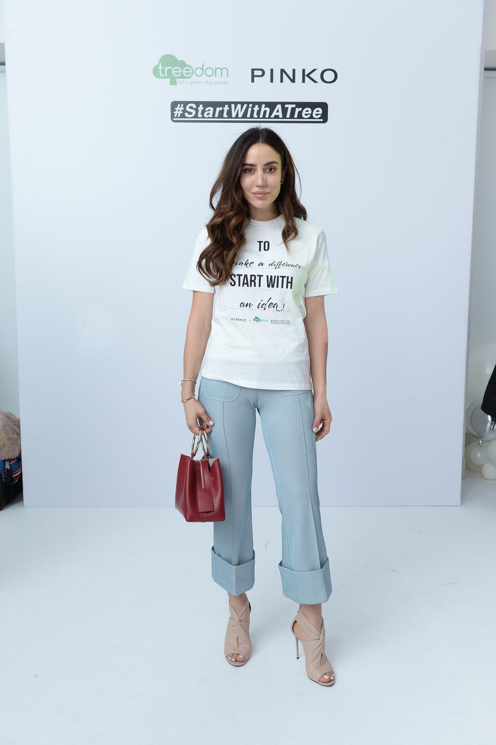 Linda Tol wearing Chanel belt bag outside Paris Fashion Week