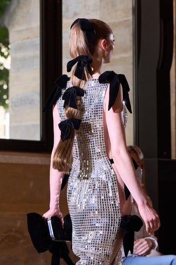 tamara ralph couture aw24 hair ponytails