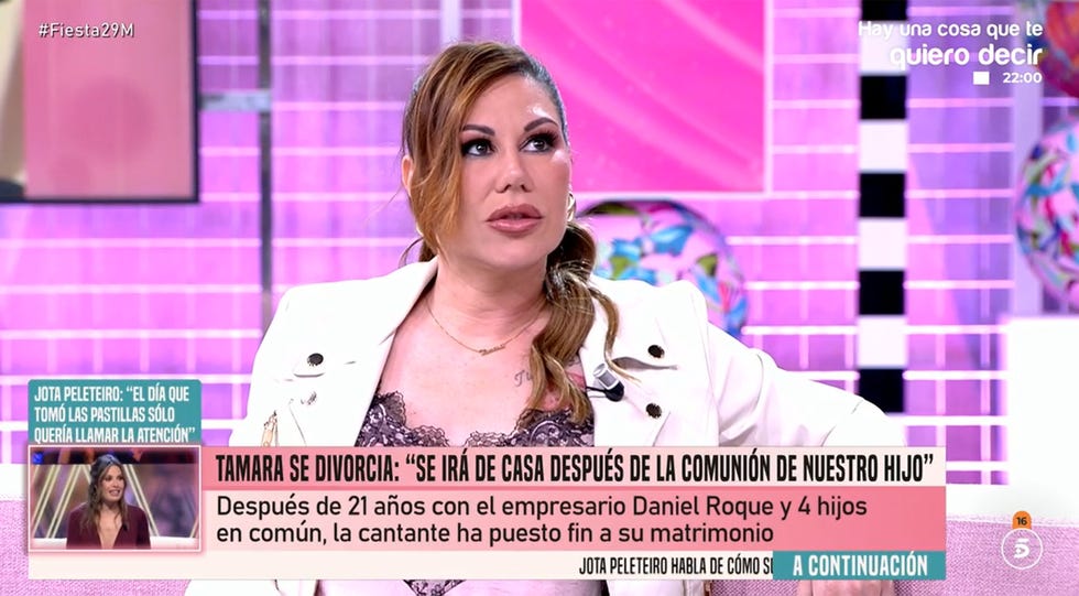 la cantante habla de su separacion en fiesta
