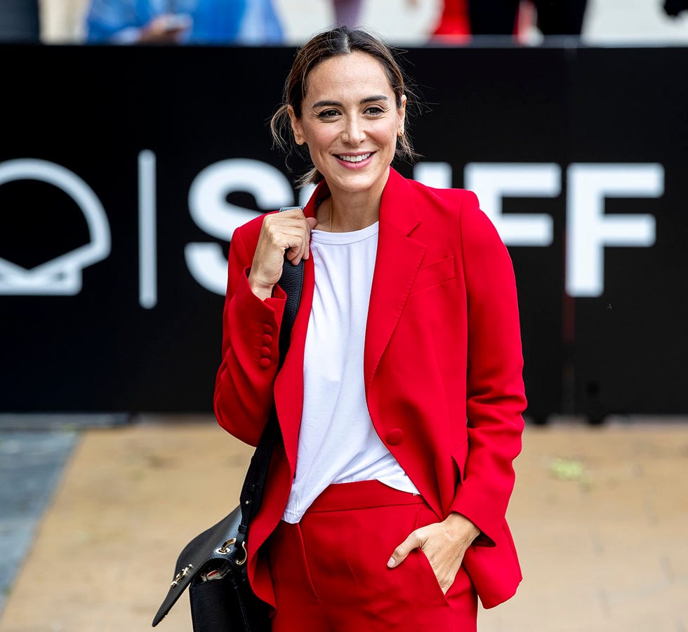 tamara falcó en una foto de archivo de su paso por el festival de cine de san sebastián