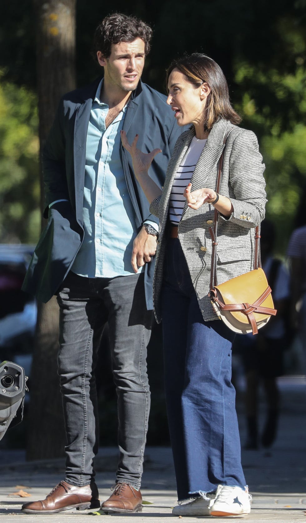 la pareja, en una imagen de archivo por las calles de madrid