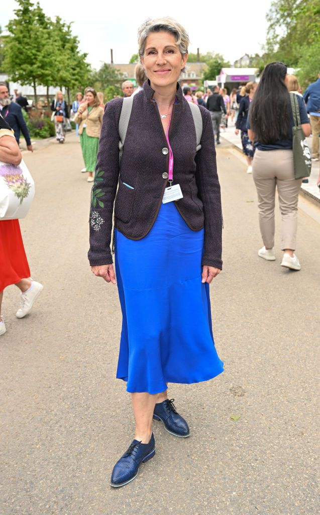 tamsin greig 2023 chelsea flower show press day