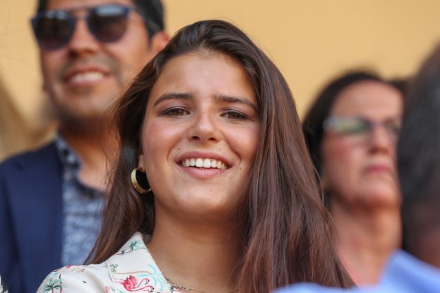 Cayetana Rivera en la Goyesca