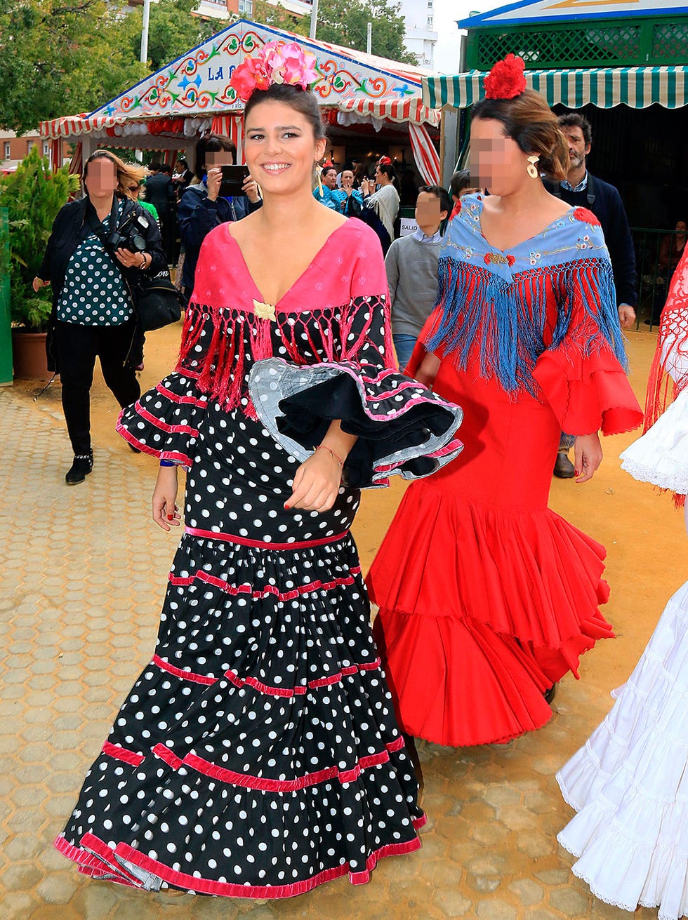 Tana Rivera en la Feria de Sevilla