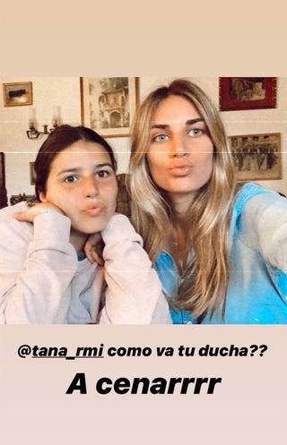 Sibi Montes y Tana Rivera hacen buenas migas durante la cuarentena