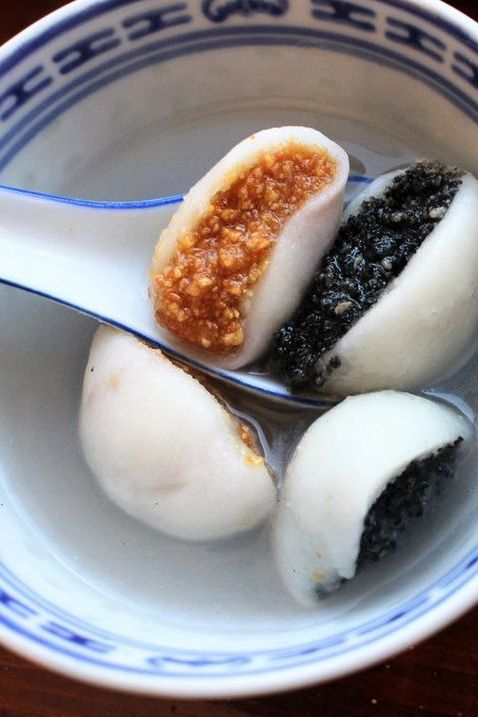 tang yuan glutinous rice balls