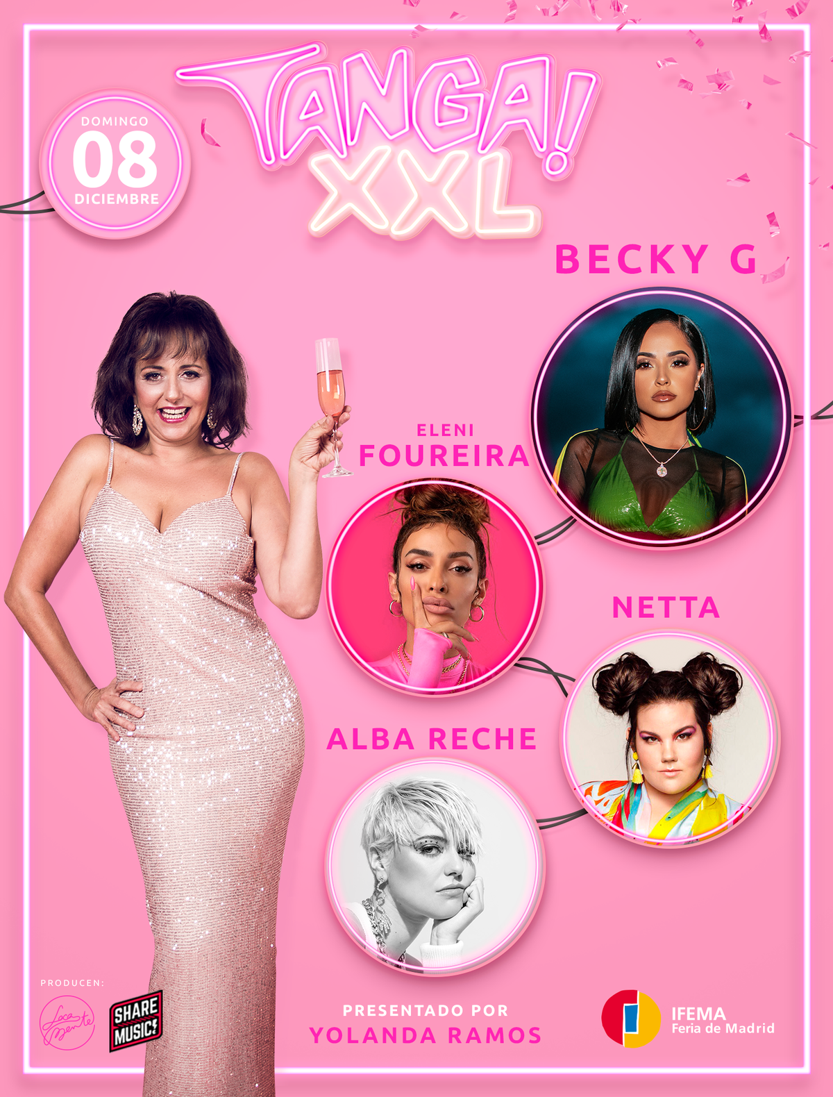 El Festival Tanga! XXL con Becky G, Alba Reche y Eleni Foureira