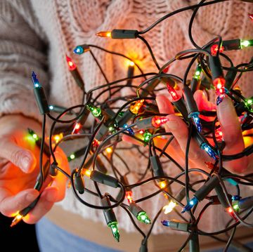 tangled christmas lights