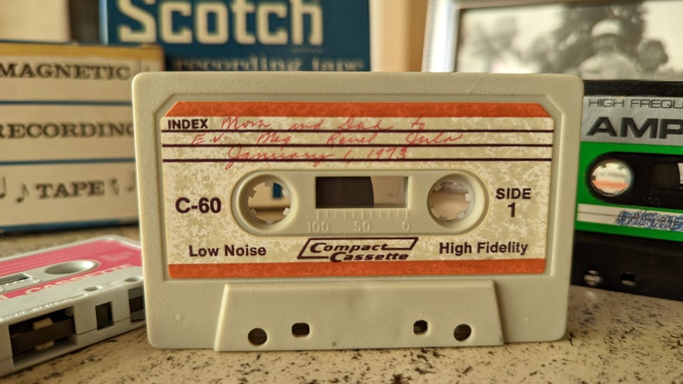 vintage cassette tape