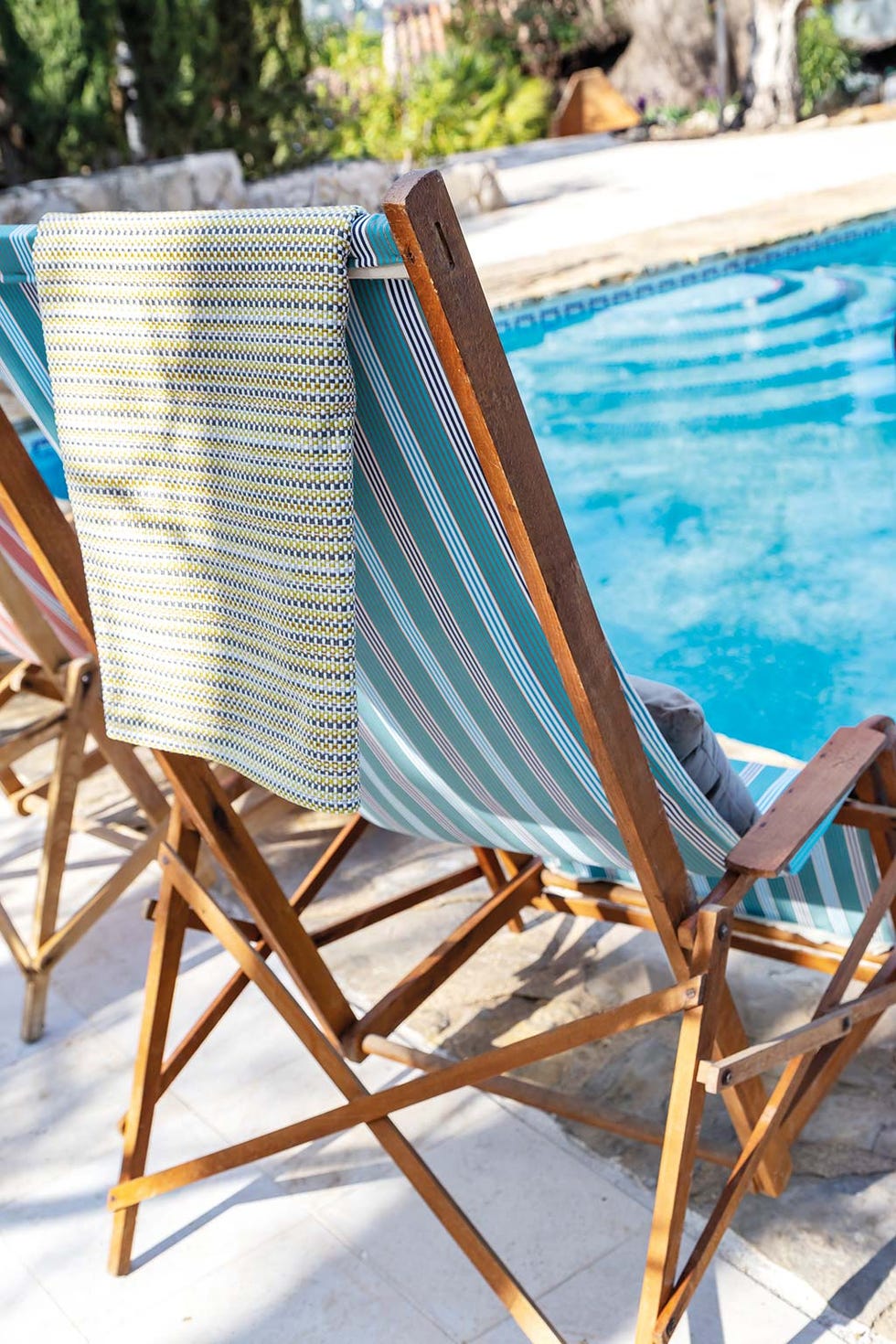 tapicería para tumbonas, sillas o telas para la zona de piscina