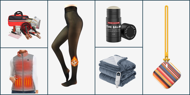 a collection of useful items for winter and everyday needs