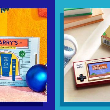 harry's shave set and nintendo super mario color game