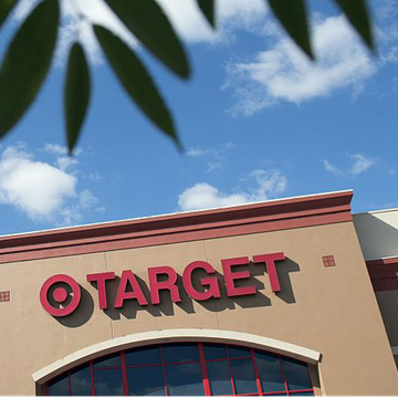 close up of target store open during memorial day weekend