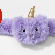 Stuffed toy, Plush, Violet, Purple, Lilac, Cat toy, Toy, Fur, Lavender, Pink, 