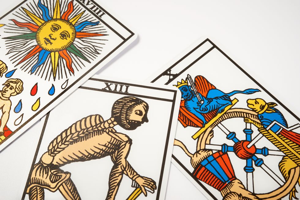 tarot cards for divination with death