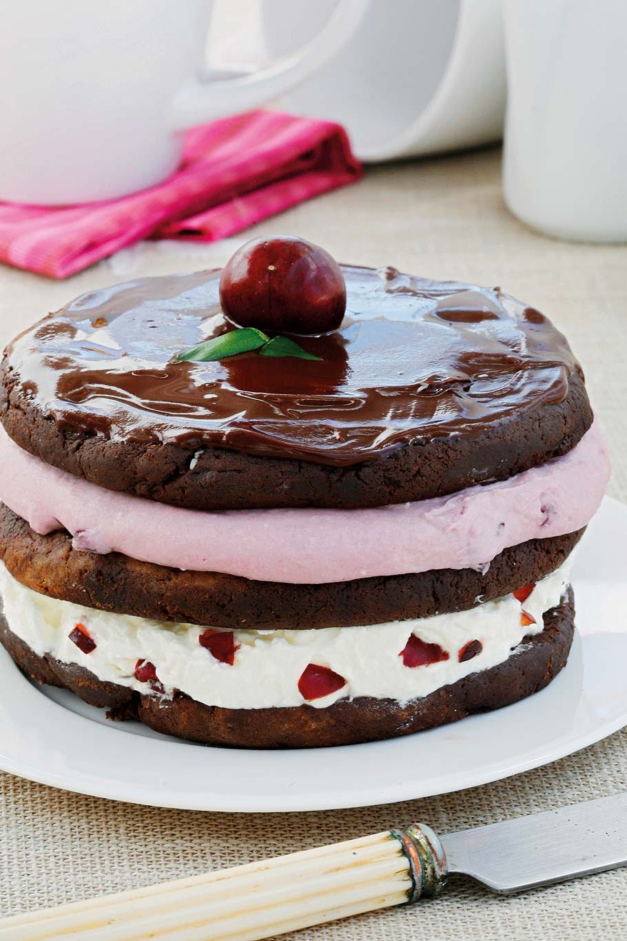 Tarta de cerezas y chocolate tarta de cerezas y chocolate